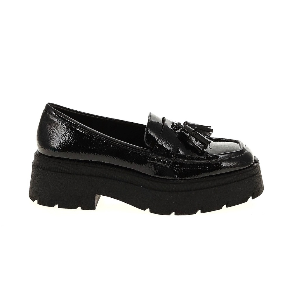 Zara Black Tassel Loafers